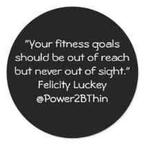 Fitness Goals stickers