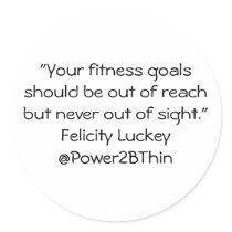 Fitness Goals stickers