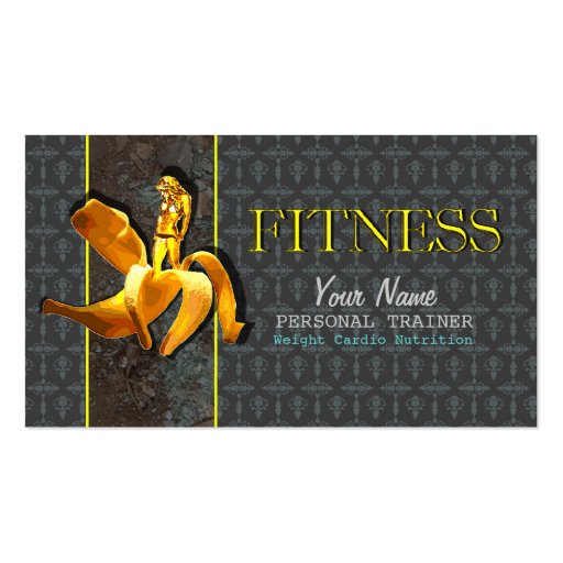 FITNESS III - Business Card (front side)