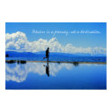 Fitness is a journey, not a destination. posters