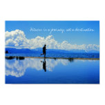 Fitness is a journey, not a destination. posters
