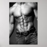 Fitness Model Abs Poster #9
