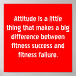 Fitness Motivation Poster