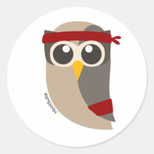 Fitness Owl Stickers