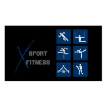 Fitness,  Personal Trainer, Business Card