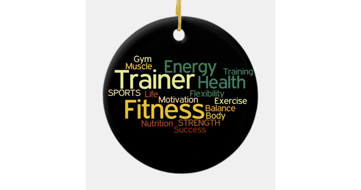 Fitness/Personal Trainer Ornament Zazzle
