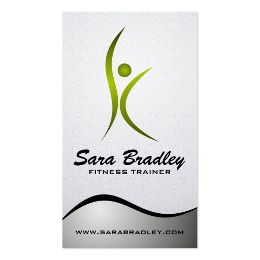 Fitness Trainer - Business Cards (front side)
