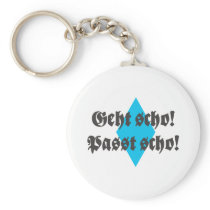 Fits scho, goes scho keychains