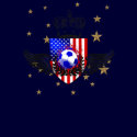 Fitted Long Sleeve US soccer coat of arms shirt