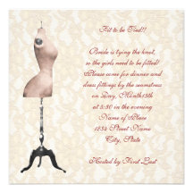 Fitting Bridal Shower Invitation