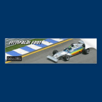 Fittipaldi FD01 Sticker bumper stickers