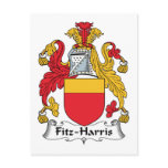 Fitz-Harris Family Crest Post Card