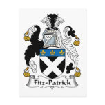Fitz-Patrick Family Crest Post Cards
