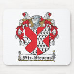 Fitz-Stevens Family Crest Mouse Mats