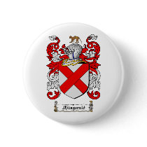 FITZGERALD FAMILY CREST -  FITZGERALD COAT OF ARMS BUTTON