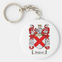 FITZGERALD FAMILY CREST -  FITZGERALD COAT OF ARMS KEY CHAIN