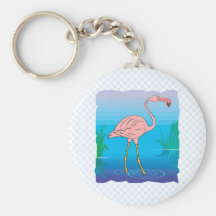 Fitzgerald Flamingo Key Chains