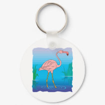 Fitzgerald Flamingo keychains