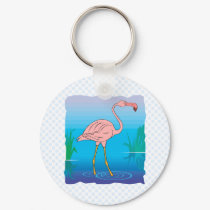 Fitzgerald Flamingo keychains