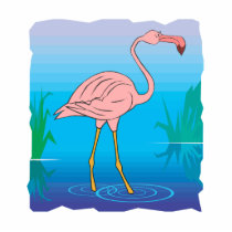 Fitzgerald Flamingo photo sculptures