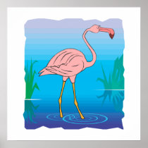 Fitzgerald Flamingo posters