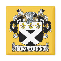 Fitzpatrick Coat of Arms Magnet by irishcountry Fitzpatrick Coat of Arms Magnet