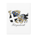 Fitzpatrick Family Crest postcards