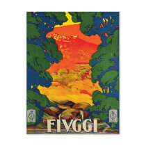 Fiuggi Italy Vintage Travel Advertisement Art Postcards