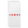 five 5 red stars deluxe personalized rack card