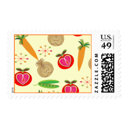 Five A Day Fresh Fruit and Vegetables Stamps