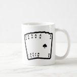 five aces icon black coffee mugs