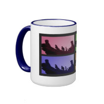 Five Animals On The Roof Mug