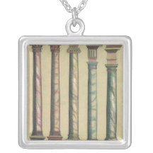 Five Architectural Orders by Vignola, 1562 Custom Necklace