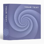 Five Arms Spiral BlueSlate brushed metal texture Vinyl Binders