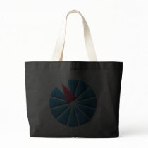 five before twelve time is running out canvas bag