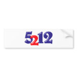 five before twelve time is running out bumper sticker