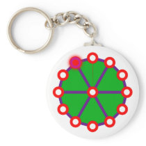 Five before twelve time is running out key chain