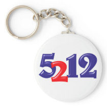 five before twelve time is running out key chain