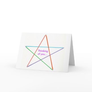 thinking of youmulti colored