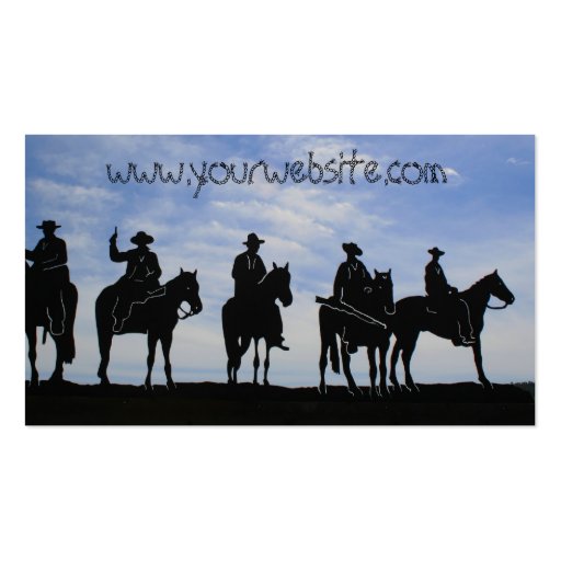 Five Cowboys Business cards (front side)