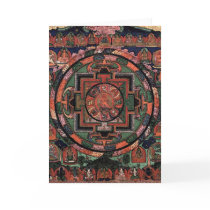 Five Deity Mandala Cards