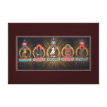 Five Dhyani Buddhas Wrapped Canvas Canvas Print