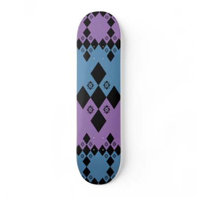Five Diamonds Skateboard by LeslieBattjes