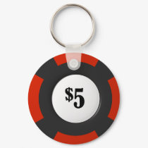 five dollar poker chip keychains by littlethings five dollar poker chip keychains