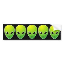 Five ETs bumper stickers by artberry Five ETs bumper stickers