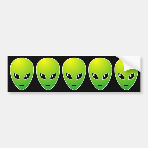 Five ETs Bumper Sticker