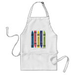 Five fat crayons aprons