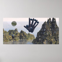 Five Fingers Surreal Poster posters
