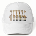 Five GIRAFFES Plus One hats