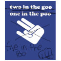 Five in the poo! t-shirts by LordPhantom Five in the poo! t-shirts